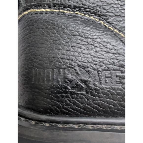 Iron Age Work Boots IA5016 Men Size 10M Black Leather Met Guard Safety Toe Oil main image 10